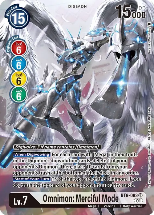 Omnimon: Merciful Mode (Alternate Art) card art