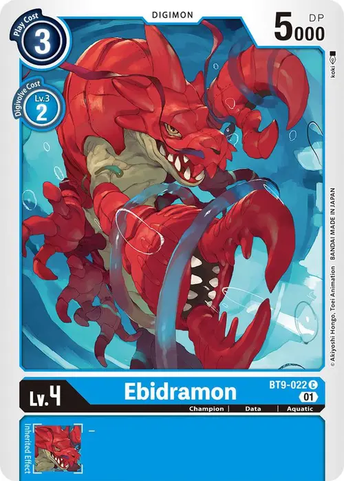 Ebidramon card art