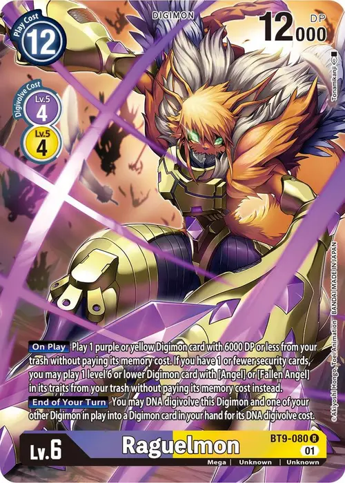 Raguelmon (Alternate Art) card art