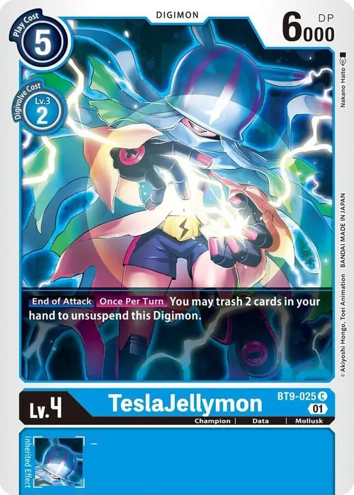 TeslaJellymon card art