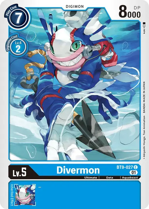 Divermon card art