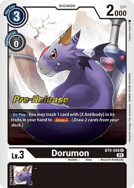 Dorumon card art