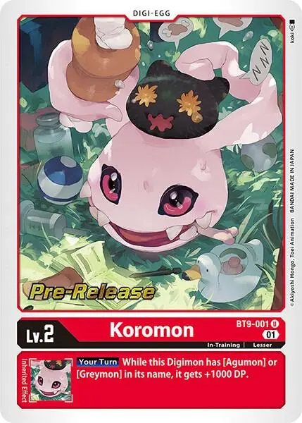 Koromon card art