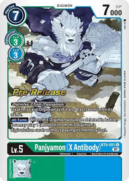Panjyamon (X Antibody) card art
