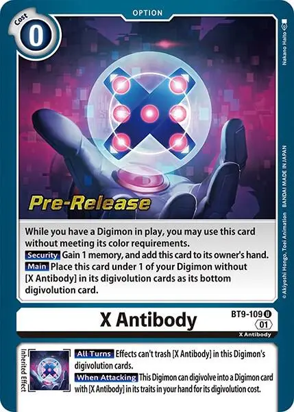 X Antibody card art
