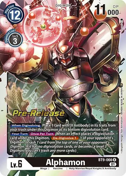 Alphamon card art
