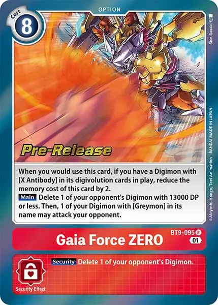 Gaia Force ZERO card art