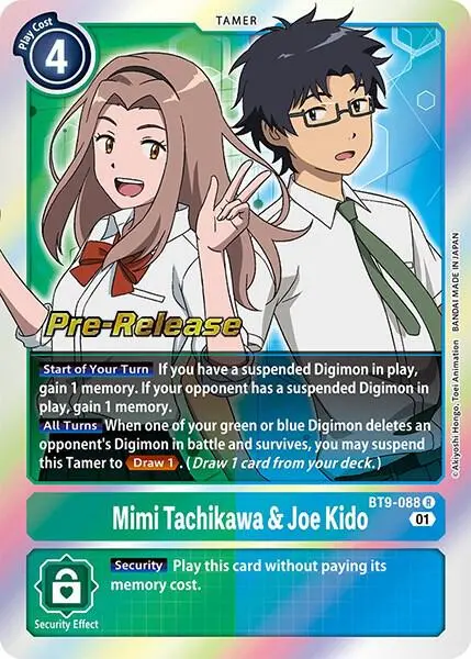Mimi Tachikawa & Joe Kido card art