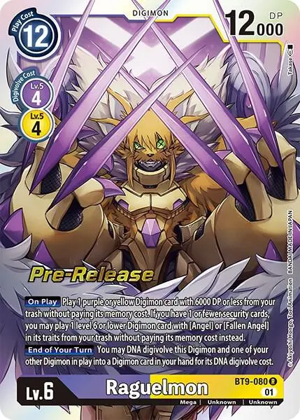 Raguelmon card art