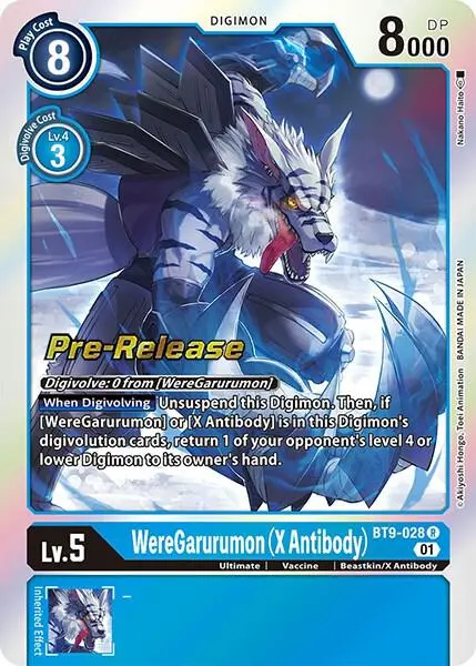 WereGarurumon (X Antibody) card art