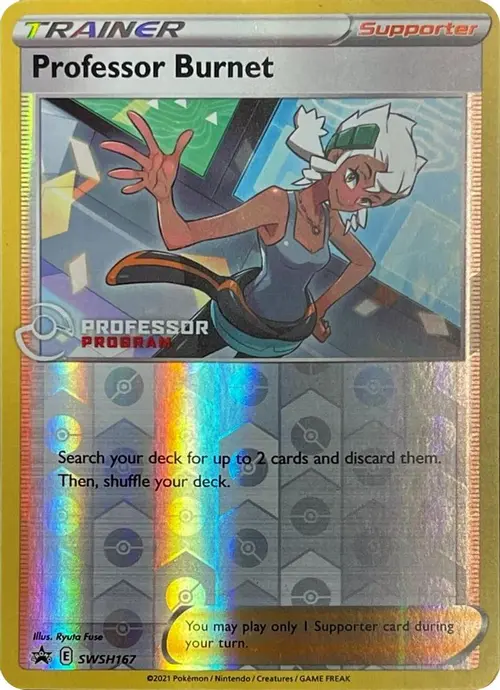 Professor Burnet - SWSH167 (2021) card art