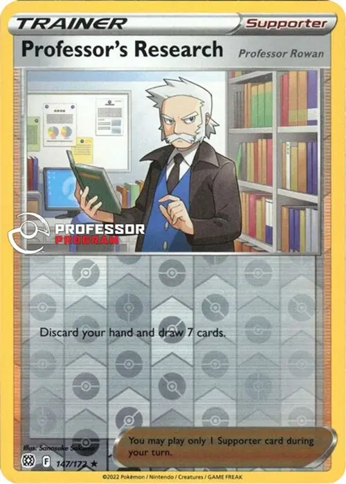 Professor's Research [Professor Rowan] - 147/172 card art