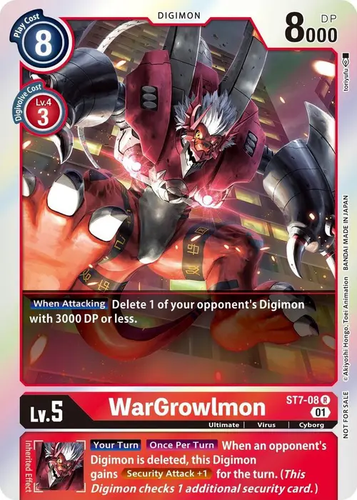 WarGrowlmon (Gen Con 2022) card art