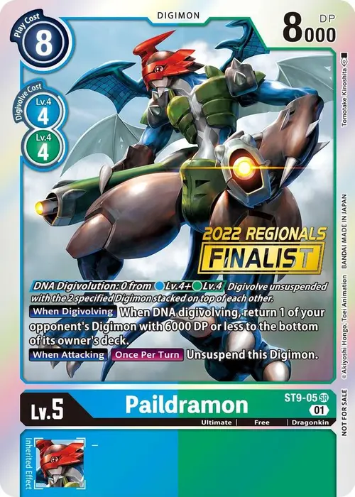 Paildramon (2022 Championship Offline Regional) [Online Finalist] card art