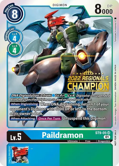 Paildramon (2022 Championship Offline Regional) [Online Champion] card art