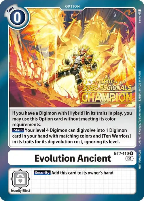 Evolution Ancient (2022 Championship Offline Regional) [Online Champion] card art