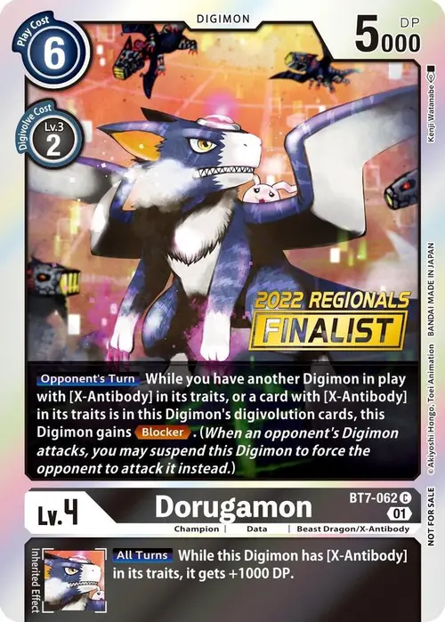 Dorugamon (2022 Championship Offline Regional) [Online Finalist] card art