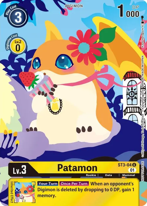 Patamon (Tamer's Card Set 2 Floral Fun) card art