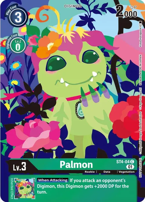 Palmon (Tamer's Card Set 2 Floral Fun) card art