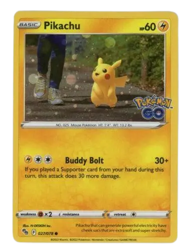 Pikachu - 027/078 (Cosmos Holo) card art