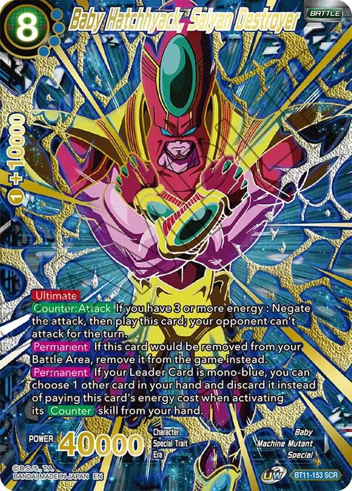 Baby Hatchhyack, Saiyan Destroyer (SCR) card art