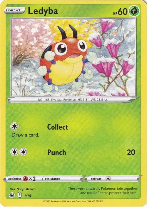 Ledyba - 1/15 card art