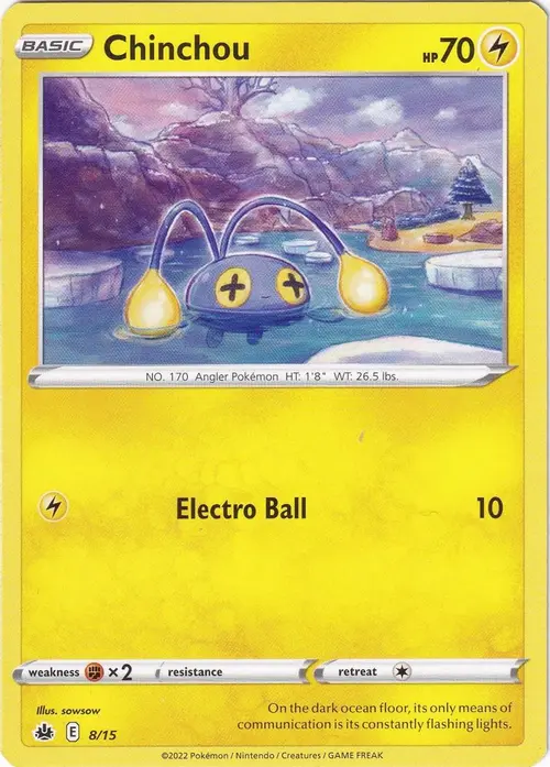 Chinchou - 8/15 card art