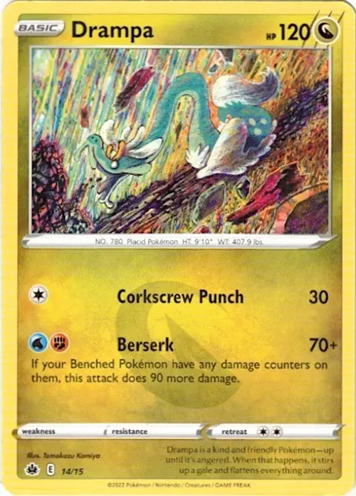 Drampa - 14/15 card art