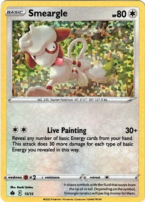 Smeargle - 15/15 card art