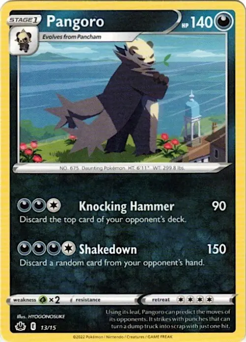 Pangoro - 13/15 card art