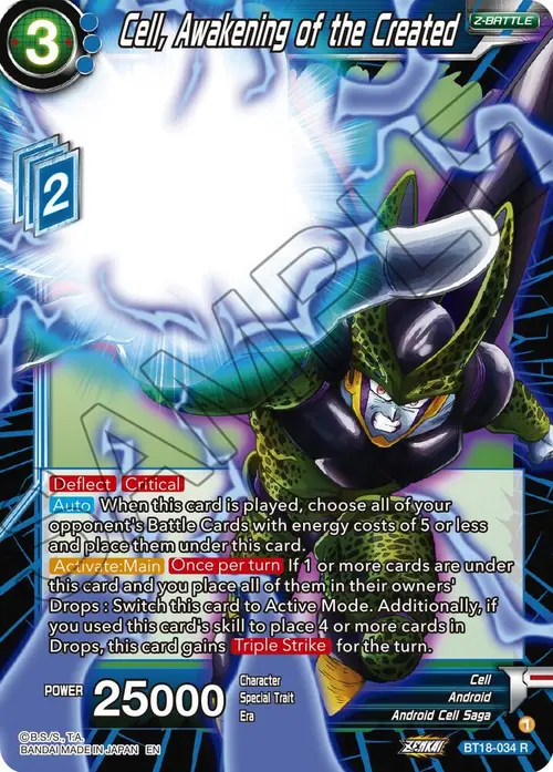 Cell, Awakening of the Created card art