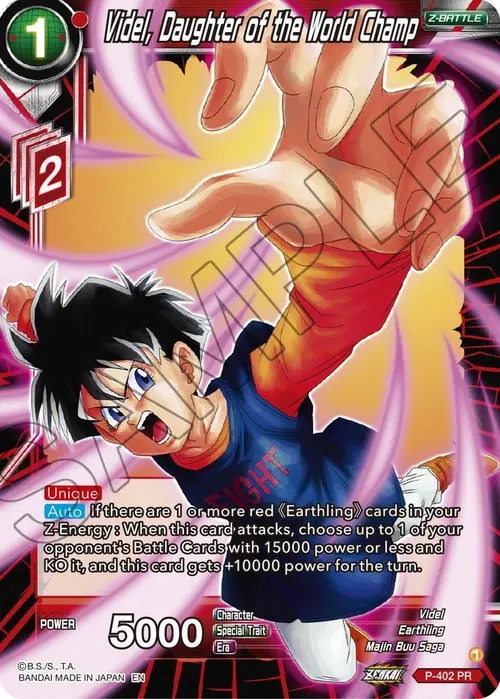 Videl, Daughter of the World Champ card art