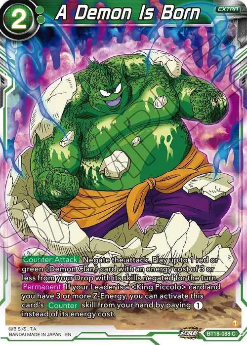 A Demon Is Born card art