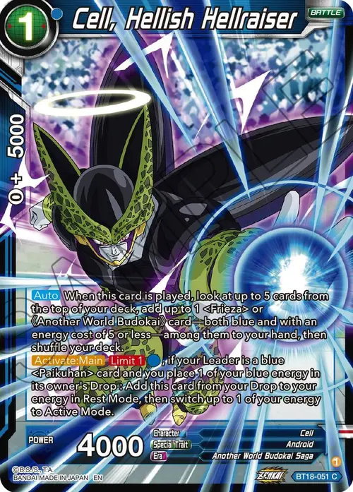 Cell, Hellish Hellraiser card art