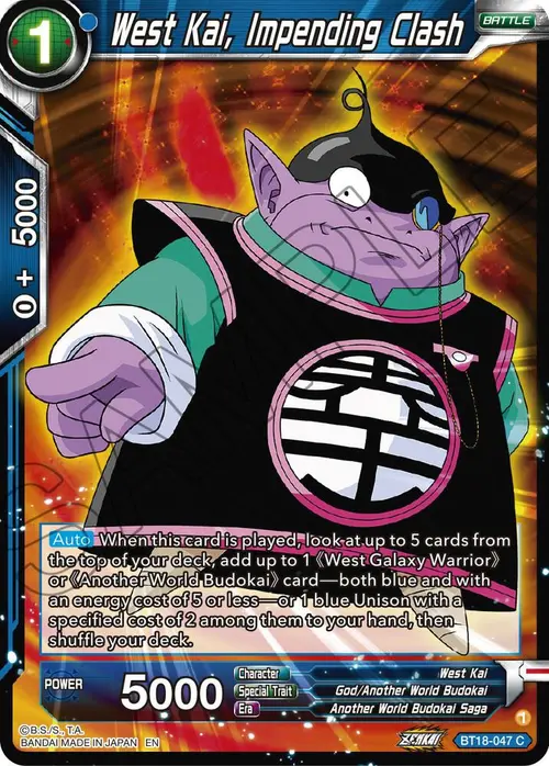 West Kai, Impending Clash card art