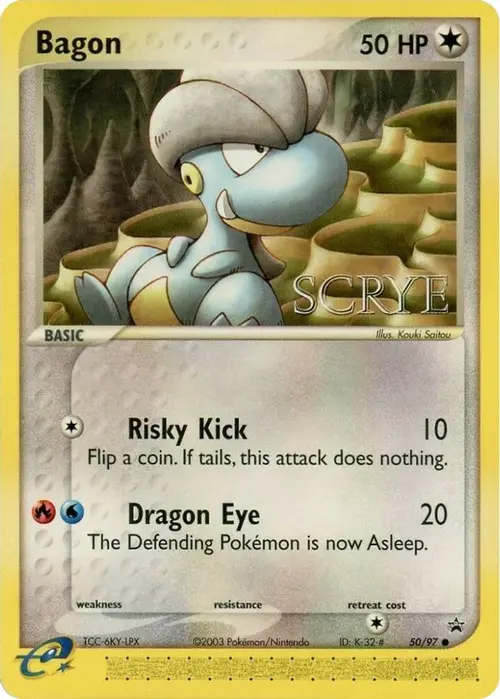 Bagon - 50/97 (Scrye Magazine) card art