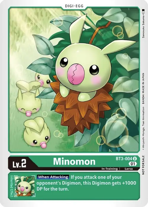 Minomon (Winner Pack X Record) card art