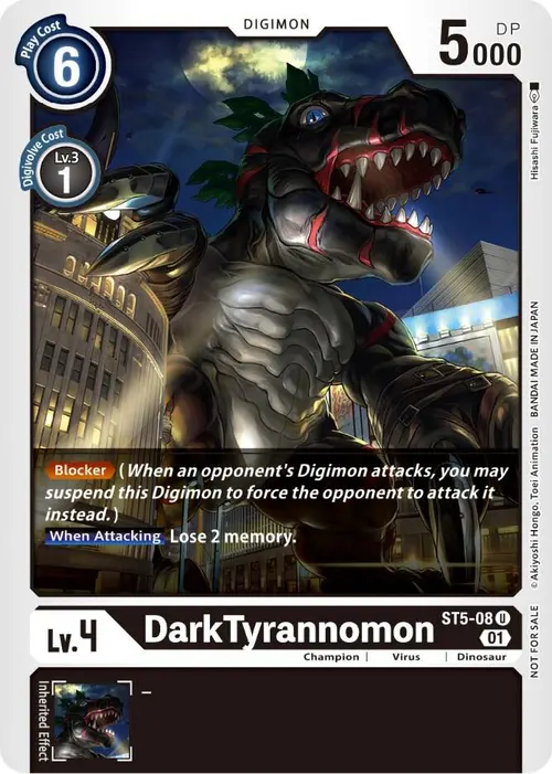 DarkTyrannomon (Winner Pack X Record) card art