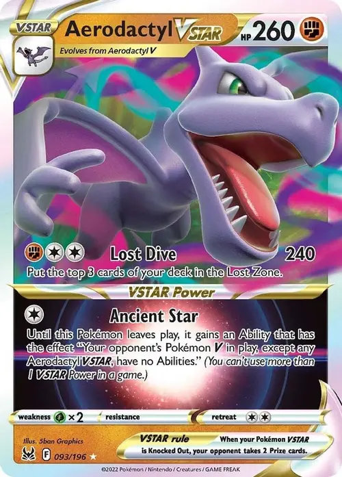 Aerodactyl VSTAR card art