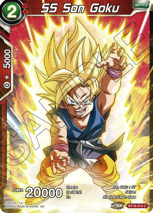 SS Son Goku card art