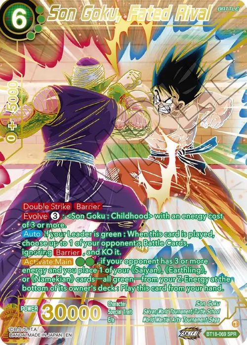 Son Goku, Fated Rival (SPR) card art