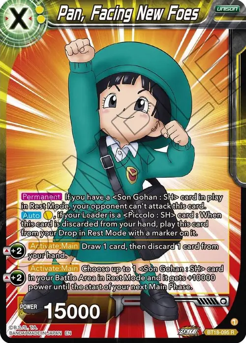 Pan, Facing New Foes card art