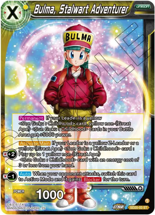 Bulma, Stalwart Adventurer card art