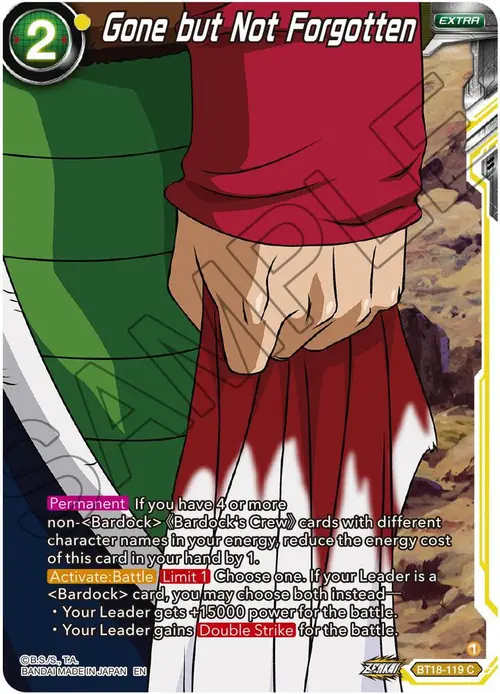 Gone but Not Forgotten card art