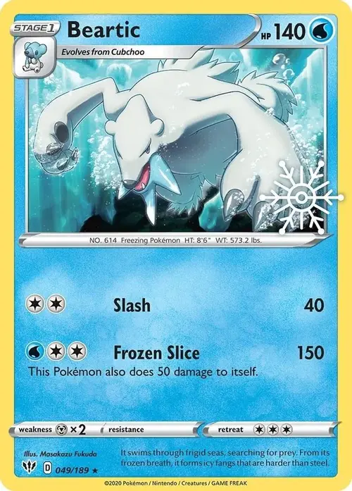 Beartic - 049/189 (Holiday Calendar) card art