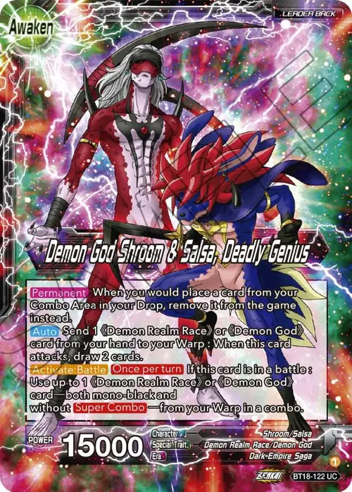 Shroom & Salsa // Demon God Shroom & Salsa, Deadly Genius card art