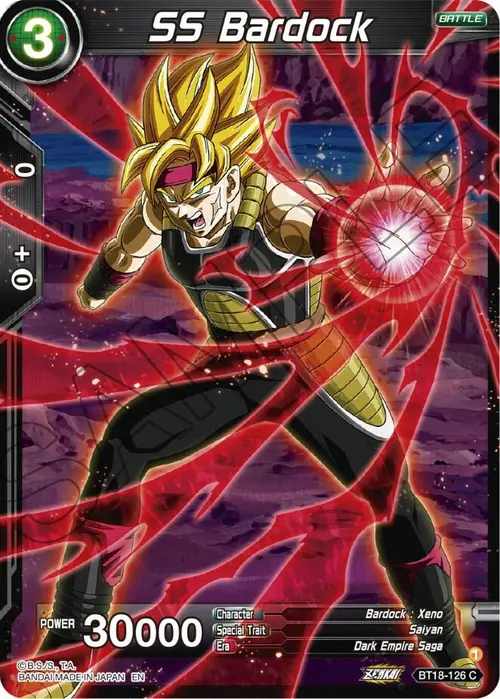 SS Bardock card art