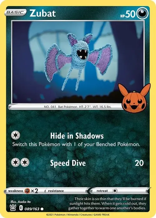 Zubat card art