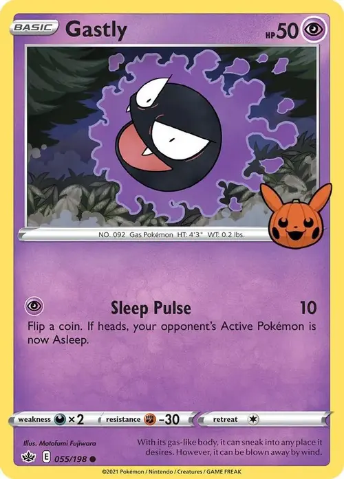 Gastly card art