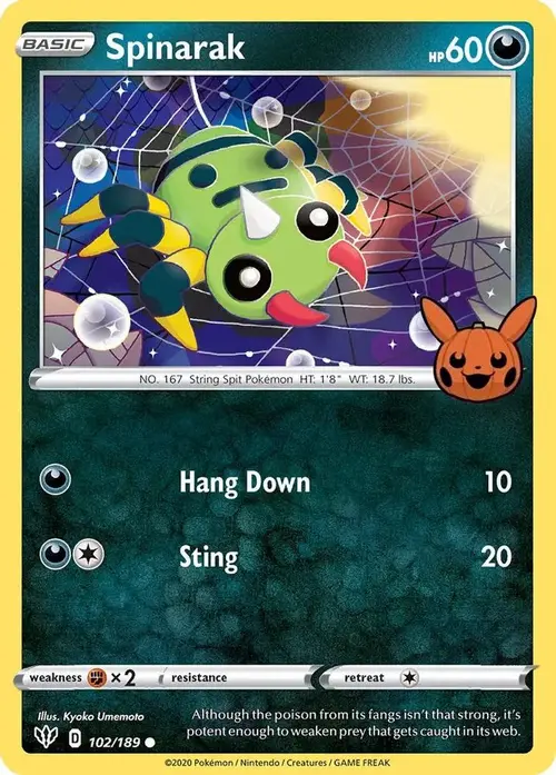 Spinarak card art